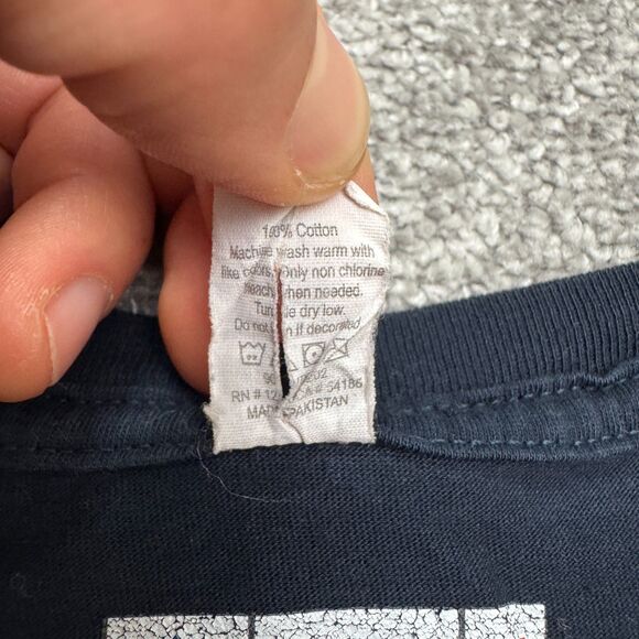 Team Apparel NFL Seattle Seahawks #12 Jersey T- Shirt Mens Medium Blue Fan Tee - Picture 8 of 13